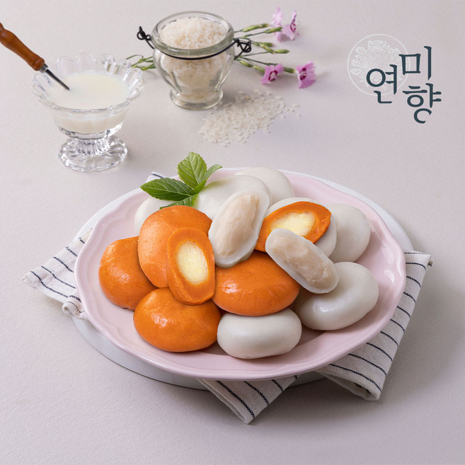 연미향 연유앙금&매콤치즈떡 혼합구성 15개입 개별포장, 60g, 1개