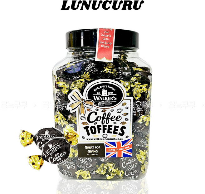 [유통기한임박] 워커스 아라비카 커피 토피스 수입 카라멜 캔디 (26년3월24일), 1개, 1.25kg