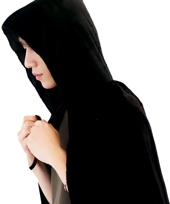 23 할로윈 성인 코스튬 의상, 20_벨벳 후드 망토 (남녀공용), 1개