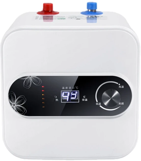 8L 即熱式電熱水器，儲水式熱水器，自動補水，LED顯示溫度, 下出水