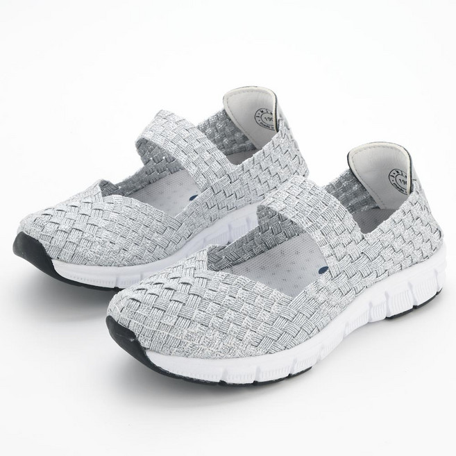 아동 여아 남아 가벼운 데일리 등원 BY-8 밴드 우븐 슬립온