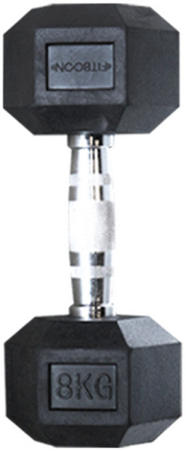 핏분 육각덤벨 FB-DUM103 8KG 케틀벨 아령, 1개