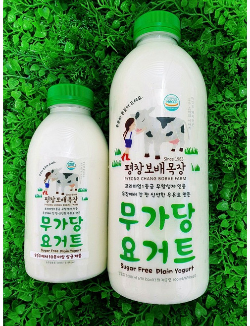 평창보배목장 무가당요거트 플레인 무설탕 요거트 500ml 1000ml, 1개