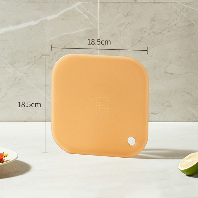 러브심플 은이온항균도마 항균도마세트, 옐로우, 1개