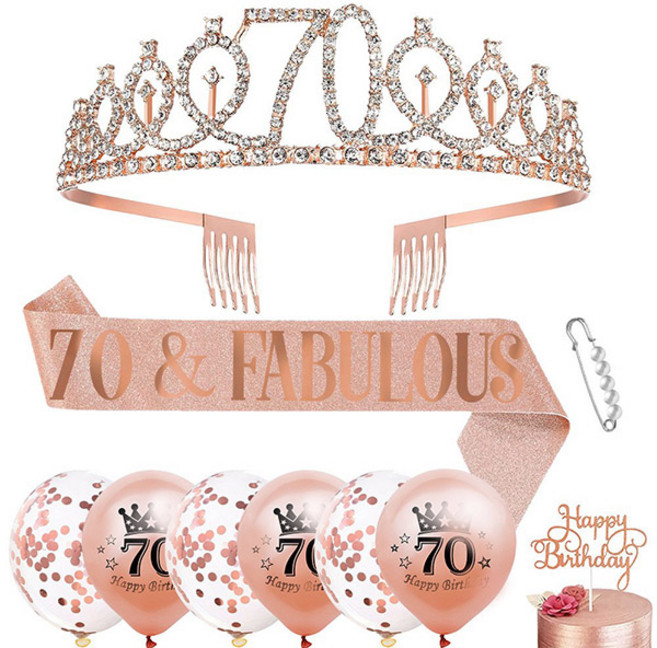 마켓리움 환갑칠순팔순 잔치 왕관 파티 세트, 칠순