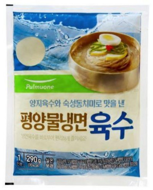 풀무원 동치미 양지로 감칠맛 평양냉면 물냉면육수 290g, 1개