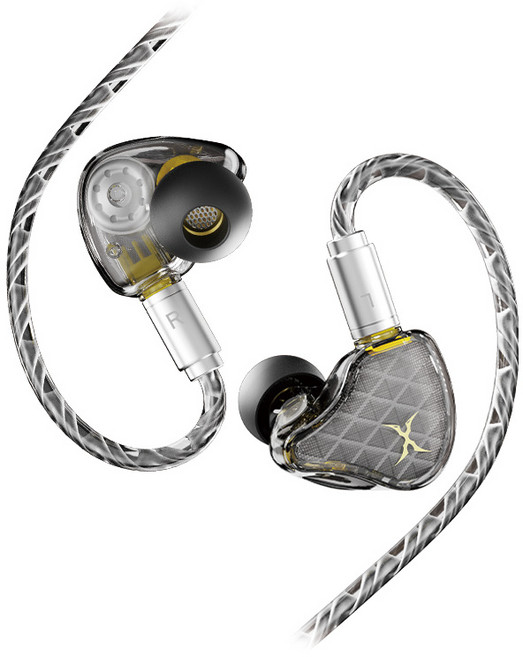 【FOXXRAY】FXR-IEM-201 高清晰雙動圈入耳式監聽耳機｜發燒級10mm DC鍍層複合振膜雙動圈