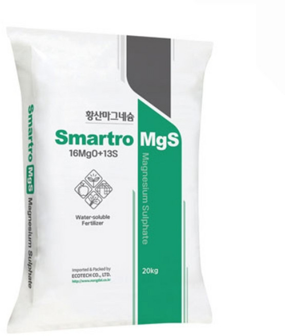 스마트로 황산마그네슘 대용량 고농도 수용성 추비 마이플랜트, 1개, 20kg