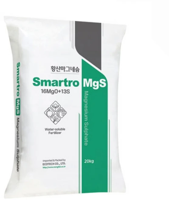 스마트로 황산마그네슘 대용량 고농도 수용성 추비 마이플랜트, 1개, 20kg - 쿠팡