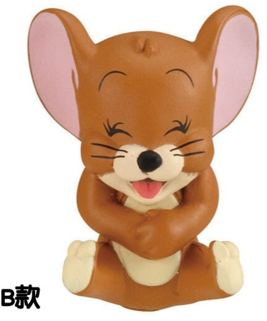 BANDAI 湯姆貓與傑利鼠 充電線公仔, B款/傑利鼠大笑3W300, 1個