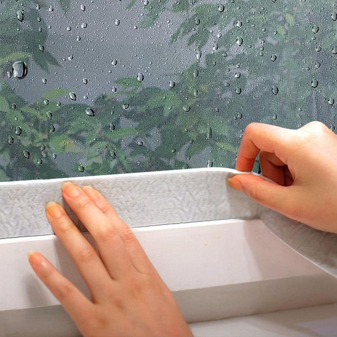창문 물때 5cm 제습테이프 접착 간단부착 오염방지 습기방지테잎 물기흡수테잎 물얼룩