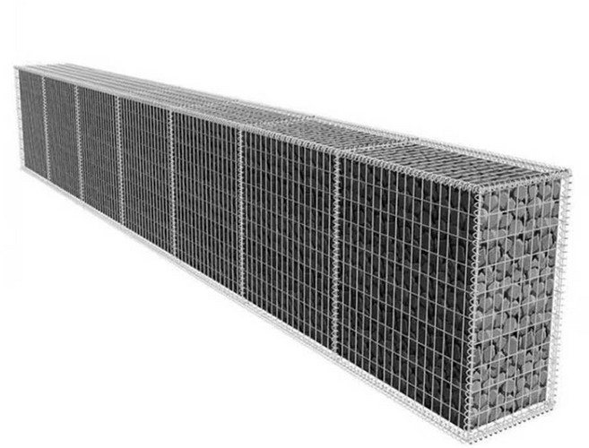 게비온담장 개비온 원예 철망 돌망태 정원옹벽 담장석, 1x0.5x0.5m (길이 너비 높이)