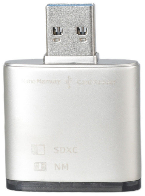 휴대용 USB2.0/USB3.0에서 카드 리더 알루미늄 쉘 구조, Gold, USB3.0
