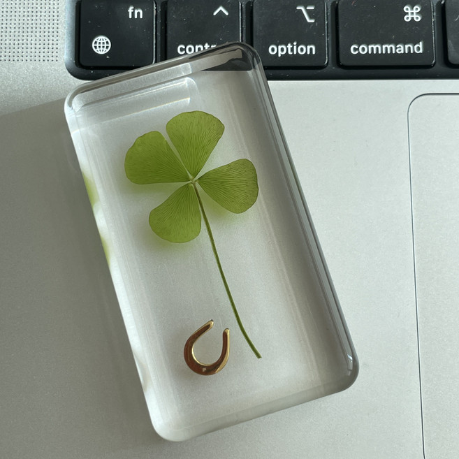 합격기원 선물 행운의 찐 수시합격 수능합격, 말발굽&네잎크로바, 3개, 말발굽&네잎크로바