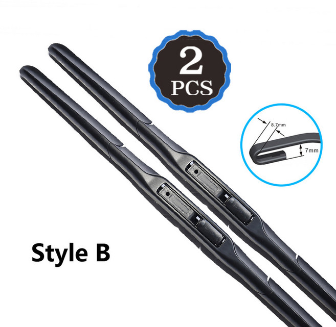 와이퍼 윈도우 실드 2020 윈드 스크린 2021 2023 자동차 액세서리 QX 2019 2022 블레이드 현대 호환, Style B, LHD