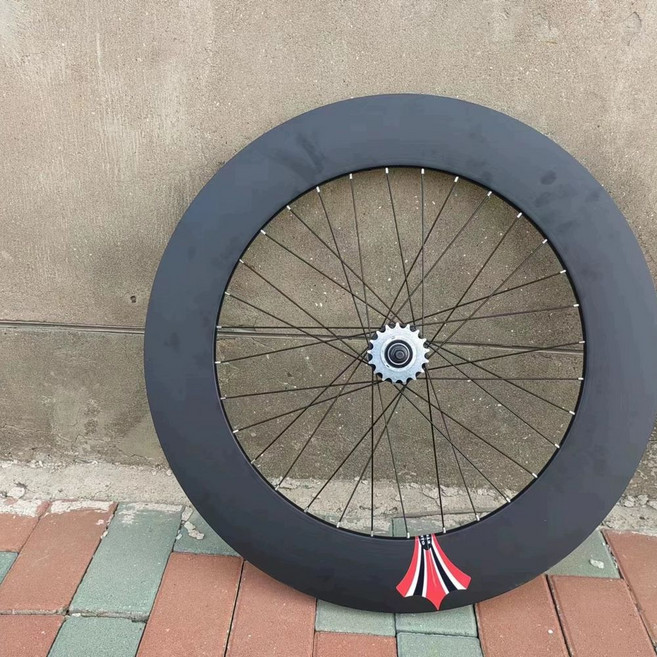 로드 휠 700c 알루미늄 휠셋 60림 88mm 클린처 88림 자전거 교체, C. 블랙 싱글 리어 휠