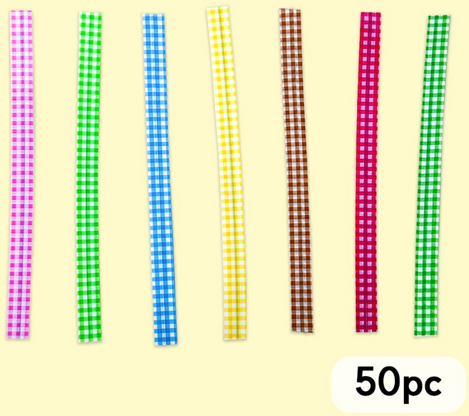 칼라타이(HD)체크 - 50pc, 9305.노랑