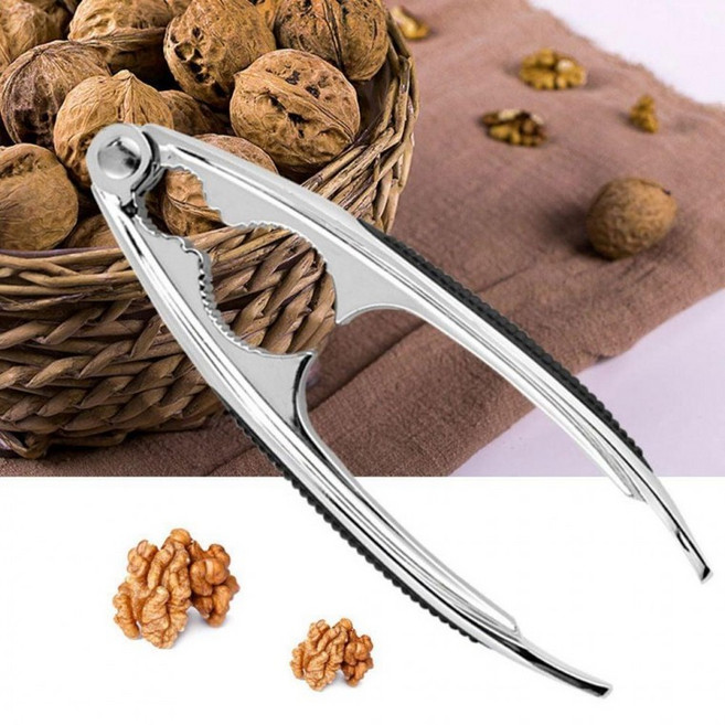 형 간편 견과류 땅콩 호두 잣 은행 까기 집게 호두까기 망치 밤까는 기계 컬러, 견과류까기, 1개