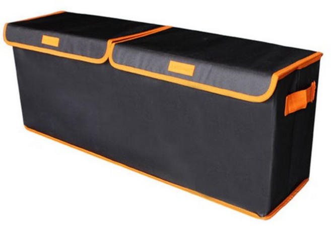 GT 차량용 트렁크 정리함 특대형 르노삼성 QM6, 블랙오렌지