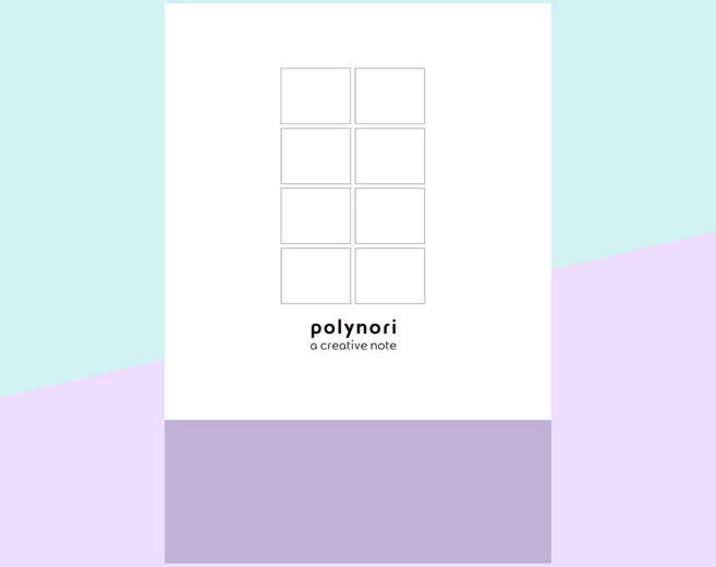 [폴리노리 8컷 노트] 콘티노트 스토리노트 5권, 1세트