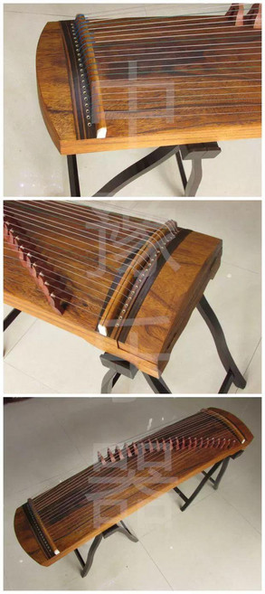 가야금 12현 휴대용 연습용 수납 현악기 전통악기, 1개, 125cm 순수 오동나무 무광