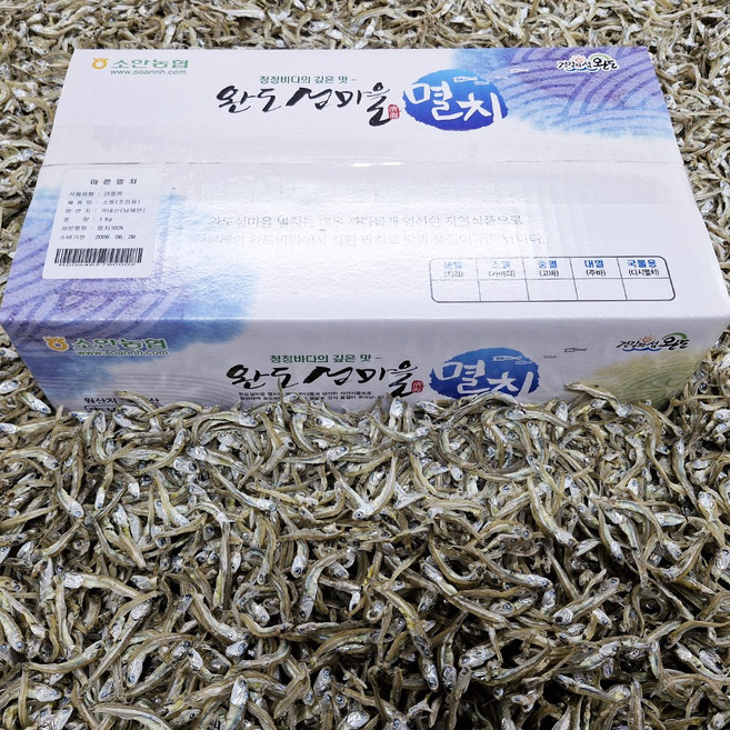 완도소안농협 멸치(소멸) 1 kg, 1박스