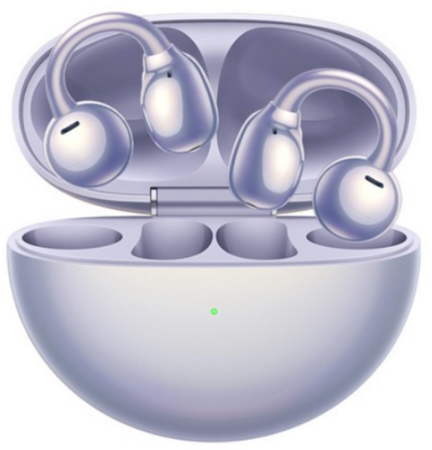 화웨이 FreeClip 블루투스 오픈형 이어폰, T0017, 퍼플컬러