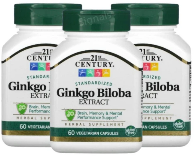 21st 센츄리 은행나무 추출물 베지캡슐 60정, 3개 - 쿠팡