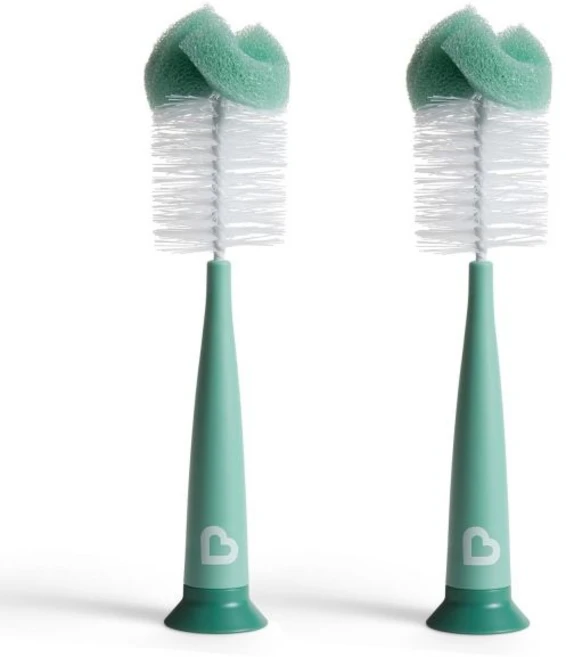 먼치킨 스펀지 병솔 회색 2개 1팩, 모던 병 솔/ 세이지 - 쿠팡