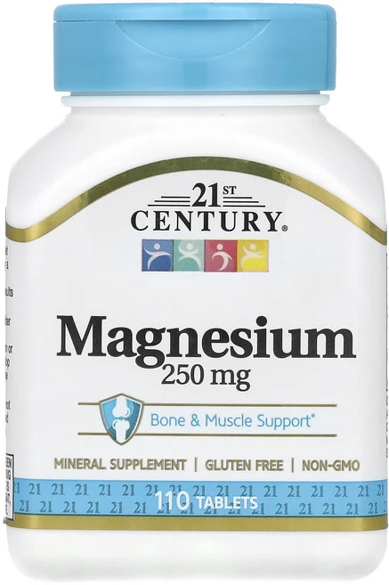 21st Century 마그네슘 250mg 110정, 1개 - 쿠팡