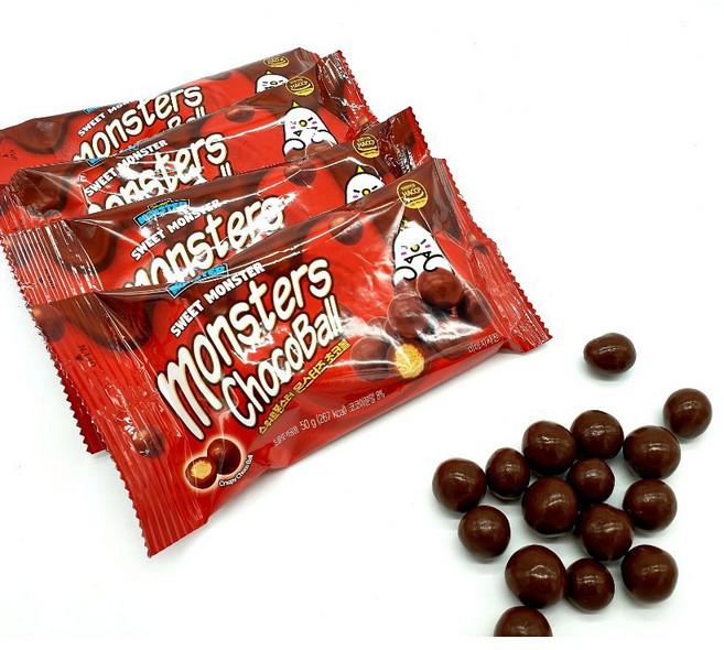 스위트몬스터 몬스터즈 초코볼 50g-1개 몰티져스 몰티저스, 50g, 1개