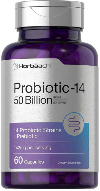 호바흐 프로바이오틱스-14 500억 캡슐, 1개, 60정