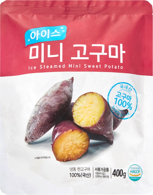 [해뜨온] 간편고소 아이스 미니 고구마(400g), 10개, 400g