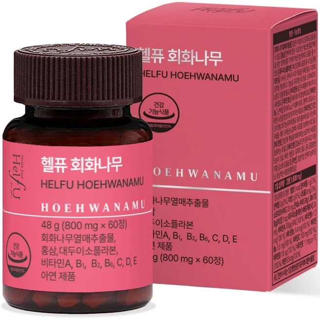 헬퓨 에스트로겐 갱년기 여성 호르몬 영양제, 60정, 1박스 - 쿠팡