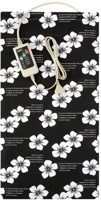 닥터투데이 황토 맥반석 참숯 옥 온열 전기 찜질기 중형, HAJ-300, 블랙