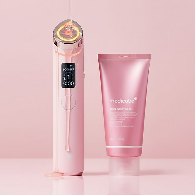 메디큐브 에이지알 부스터 프로 핑크 에디션+PDRN젤1개포함