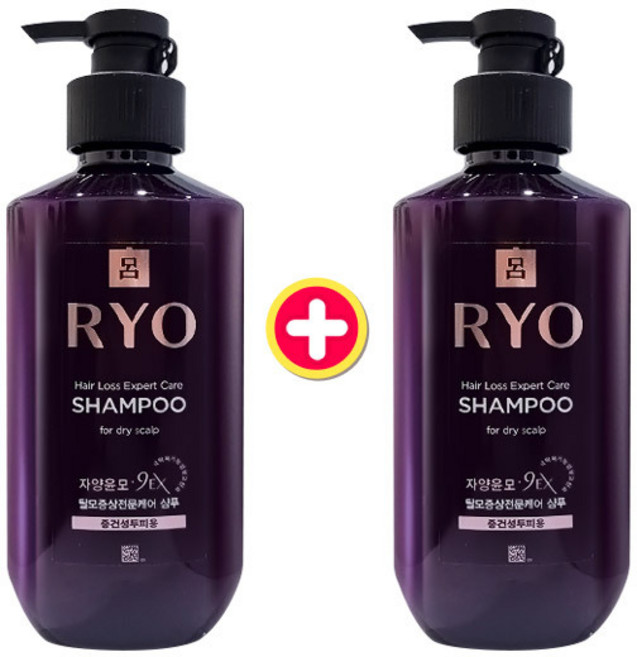 려 자양윤모 중건성 두피용 샴푸 400ml 2개묶음, 2개