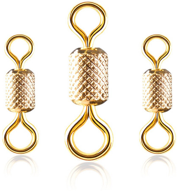 999피싱 골드 롤링 도래 초경량 회전 스냅 맨도래, 1개