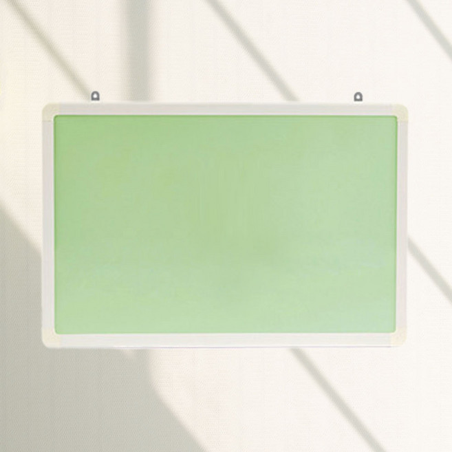 자석 캔디 칼라보드 가로형 세로형 벽걸이형 화이트보드, 그린, 1800x900