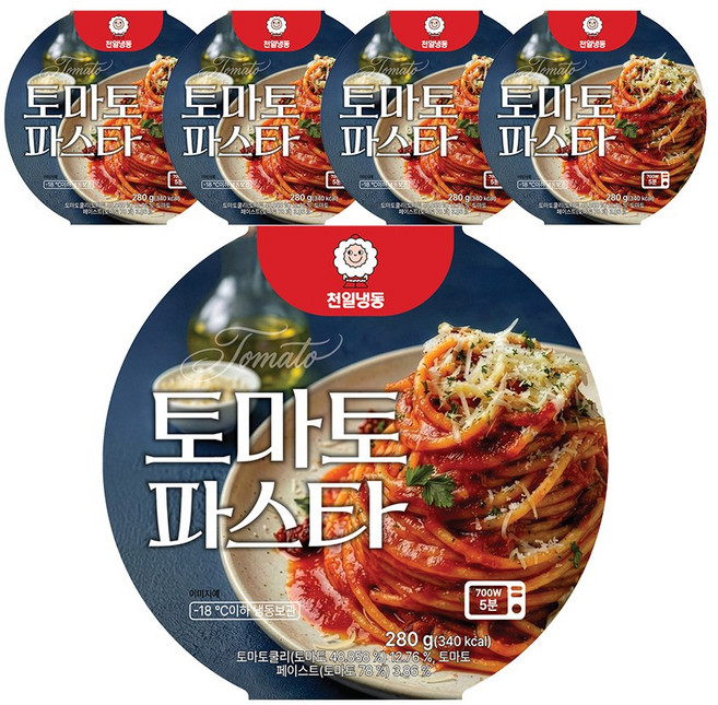 [본사직영] 천일식품 토마토 파스타, 5개, 280g