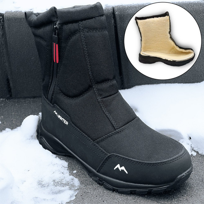 디시아 남성 남자 방한화 방수 방한부츠 털부츠 기모부츠 B1
