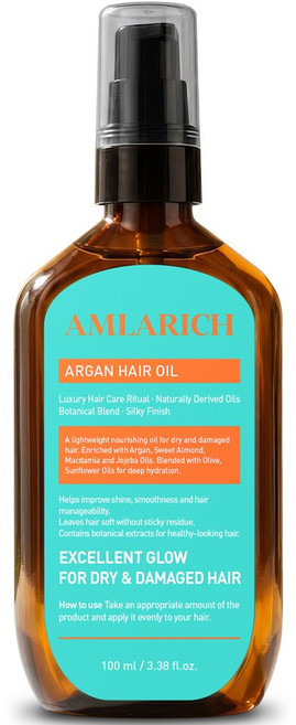 암라리치 아르간헤어오일 에센스 단백질 리페어 포뮬러, 1개, 100ml