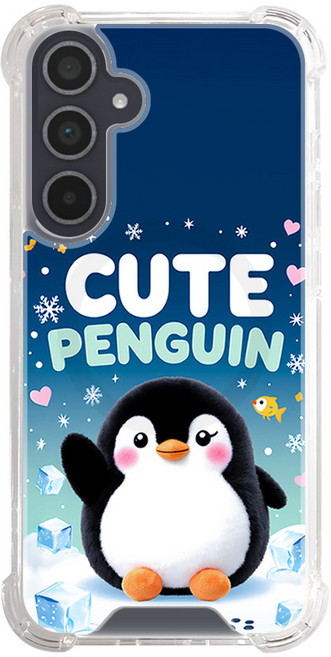 맥세이프 귀요미 동물 아이폰 갤럭시 코너 보호 젤리 케이스 펭귄 Penguin