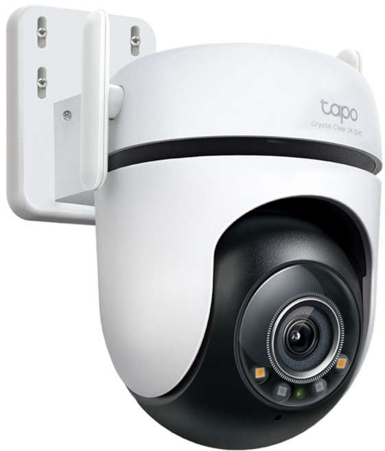Tapo C520WS 2K 400萬畫素 AI偵測 戶外防水 IP66 360度網路攝影機 Wi-Fi 監視器 IPCAM 全彩夜視, 1個, C520WS +512G記憶卡