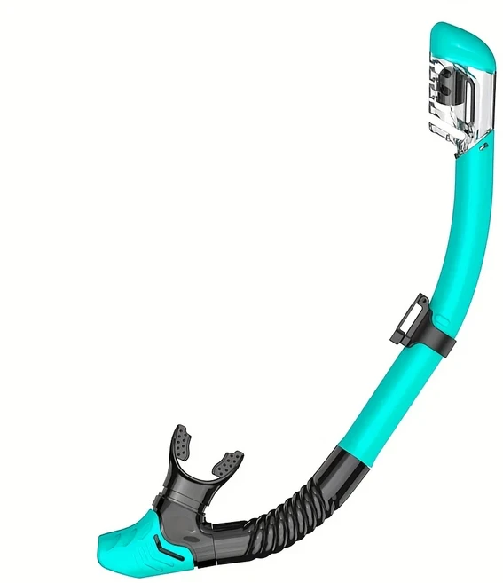 성인용 풀 드라이 스노클 이지 브리스 다이빙 스플래시 가드 탑 밸브 스쿠버 수영 장비, 01 Green