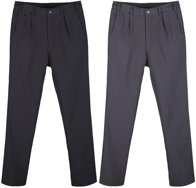 핏좋고 편안한 봄 가을 등산바지 2장 무지 팬츠 남성 작업복 스탠다드핏