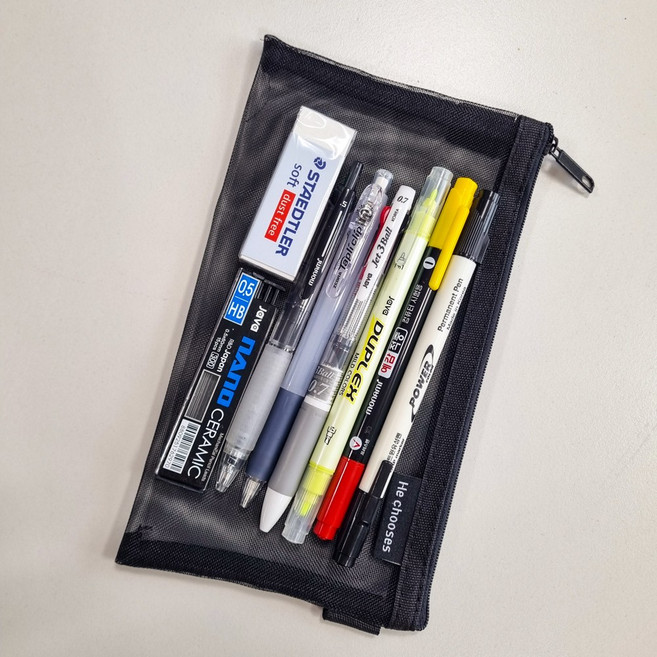 에이치비문화사 프리미엄 올인원 필기구 신학기 선물 세트, 1개, 블랙(BLACK)