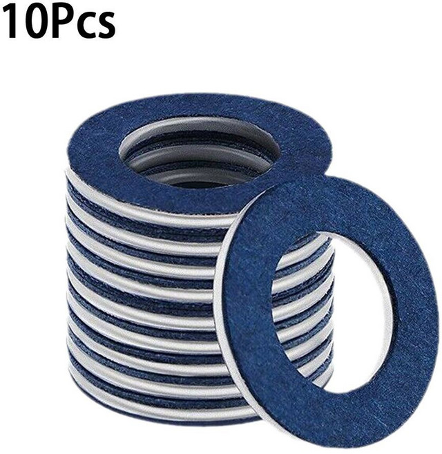 도요타 캠리 코롤라 자동차 부품용 오일 드레인 플러그 개스킷 도장 와셔 팬 링 90430 12031 10, 파란