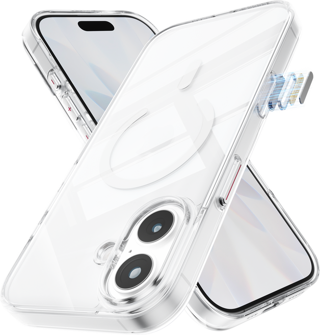 AITEWO 아이폰 맥세이프 휴대폰 케이스 스크래치 방지 충격 흡수 변색 방지