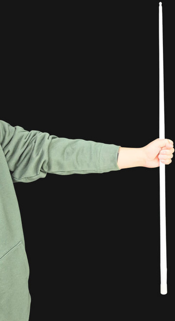 JL매직 한국JL이 만들어 전세계마술사들이 쓰는 사라지는 지팡이 있다 없다 지팡이가 사라지는 마술 베니싱케인(Vanishing Cane)PLASTIC, 1개, 흰색